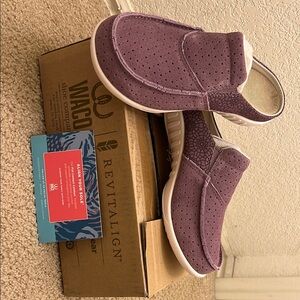 Revitalign Purple Slip-On Shoes
